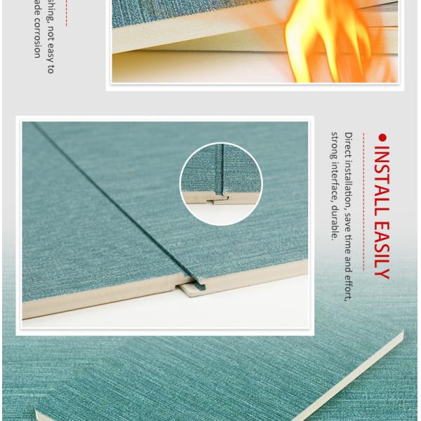 Интерьеры дома 8 мм бамбуковый уголь водостойкая ткань ПВХ стеновая панель