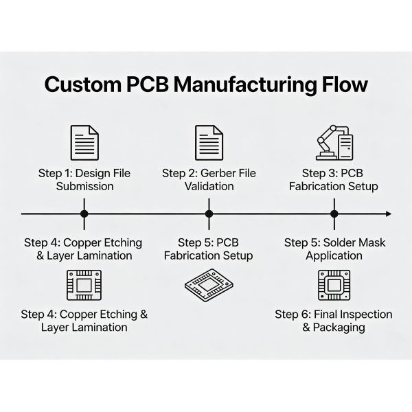 Low MOQ Custom PCB Service Lead-Free & Halogen-Free Best for DIY Makers & Startups