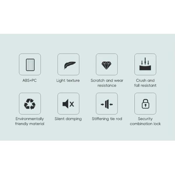 Maleta de diseño de cámara verde/beige/azul/negra, maleta de PC, equipaje con cerradura TSA, carcasa rígida, ligera, equipaje de gran capacidad