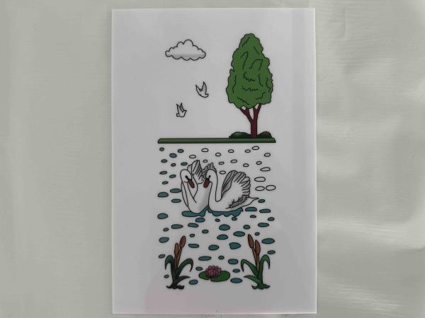 Planches d'impression de fleurs en polystyrène pour les portes
