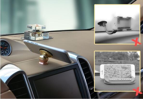2016 car mount sticky magnetic stand holder for mobile phone