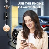 50kW Rapid fast charging ev station With LCD Display