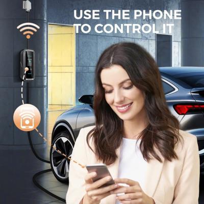 50kW Rapid fast charging ev station With LCD Display