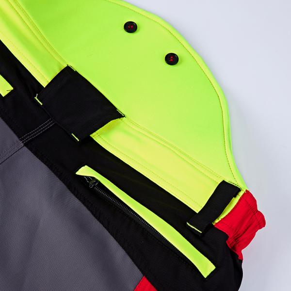 Multi защитная одежда Breathable, куртка цепной пилы ткани нейлона слоя цепной пилы, отрезала парней цепной пилы защиты