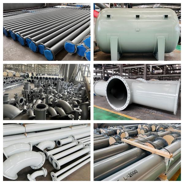 Effortless Installation Rubber Coated Pipeline with Excellent Corrosion Resistance from Henan