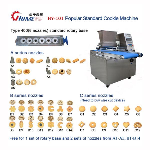 Facile à utiliser déposant de biscuits Petite machine à faire des biscuits pour les magasins alimentaires