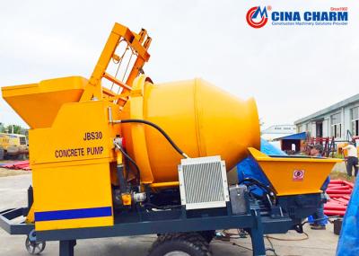 Electric Type JBS30 concrete mixer pump Mobile Concrete Mixer Pump with 100m free pipe