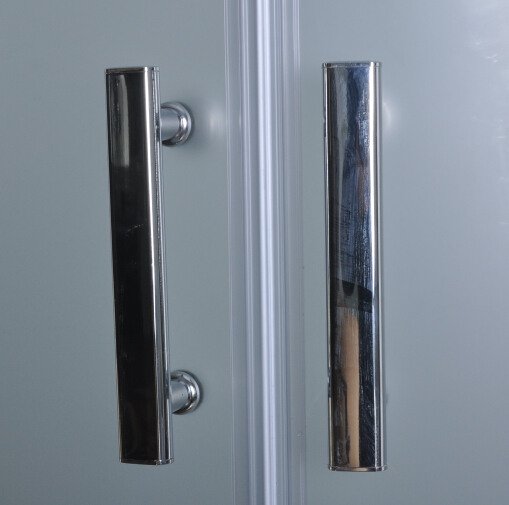 Compartiments transparents de douche de salle de bains de quart de cercle avec de grands jets de massage