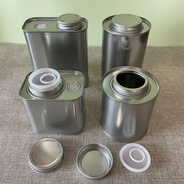 Airtight Food Grade Screw Lid Coffee Tin Box Packaging Metal Tea Tin Canister Eco Friendly