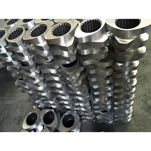 Tungsten Carbide Sprayed Screw Segments for WPC Compounding