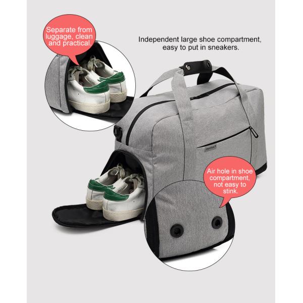 Pure Color 27L Hand Carry Waterproof Travel Bags 52*19*28cm