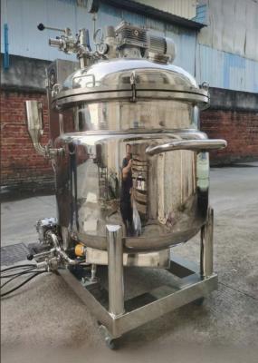Tanque de mezcla neumático de acero inoxidable con agitador para productos químicos cosméticos