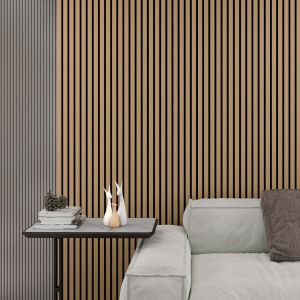 Simple Acoustic Wood Wall Panel MDF Acoustic Ceiling Panel Akupanel