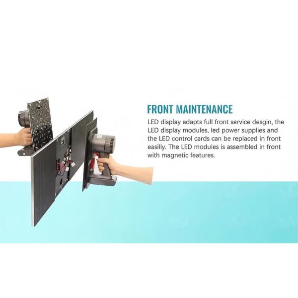 P2.976 Indoor ultra-thin double-sided LED display screen