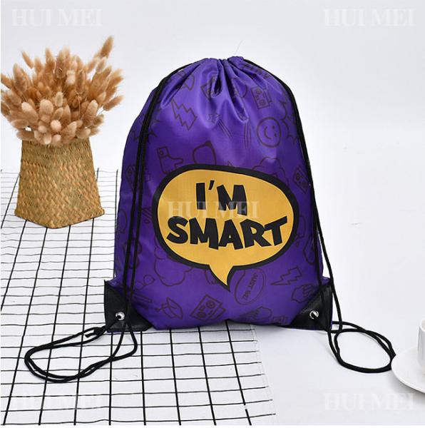 Logos Portable Carry Non Woven Bags Custom Printed Dust Shopping Red Drawstring Bag