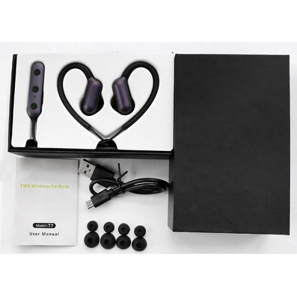 Ergonomic Waterproof In Ear Headphones , Waterproof Wireless Bluetooth Headphones