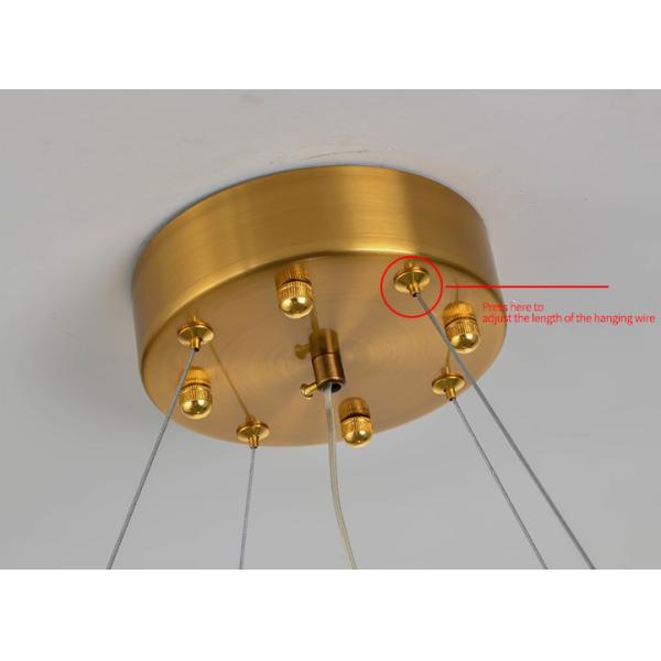 Тело оборудования приспособлений потолочных освещений СИД столовой ROHS роскошное гальванизировать