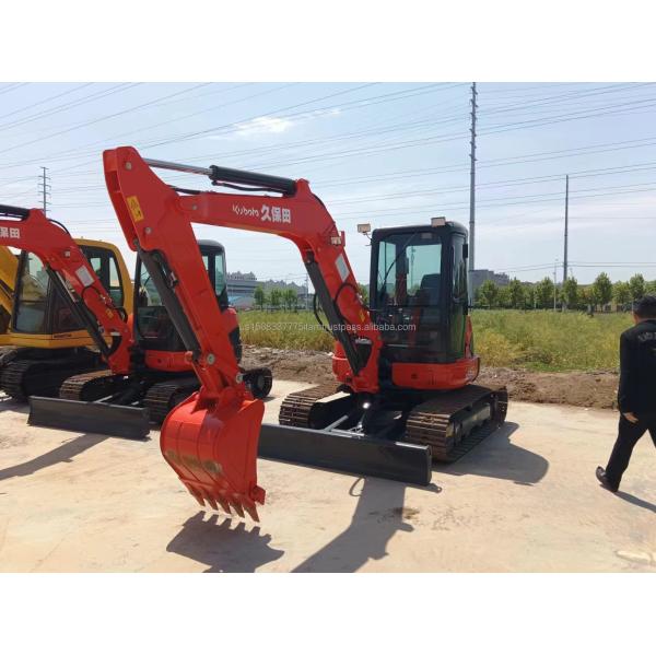 Mini Second Hand Excavator 5.5 Ton Kubota U55 Used Excavator with Original Hydraulic Valve
