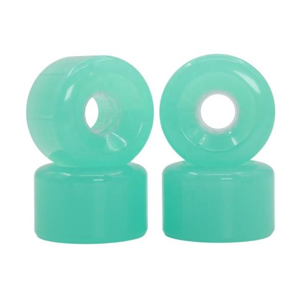 Custom Brand Transparent Stylish Polyurethane Longboard Wheels Wear Resistance