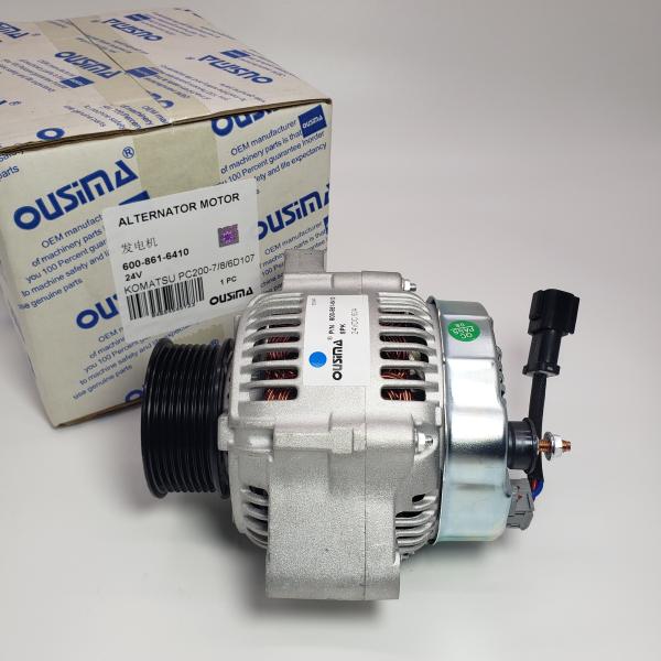 600-861-6410 Alternator Assembly For KOMATSU PC200 PC220 S4D102E SA6D102E SAA6D102E