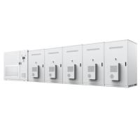 Almacenamiento de energía al aire libre escalable de UPS de la batería de ión de litio del fosfato del gabinete de almacenamiento de energía 500kW 1075kWh