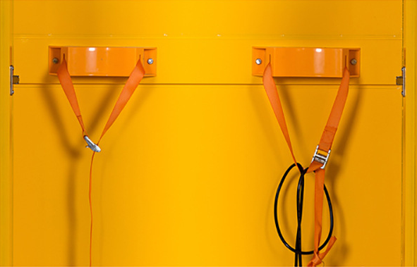 Yellow Flammable Gas Cylinder Storage Cabinet Explosion Proof Corrosion Proof Cylinder Safety Cabinet