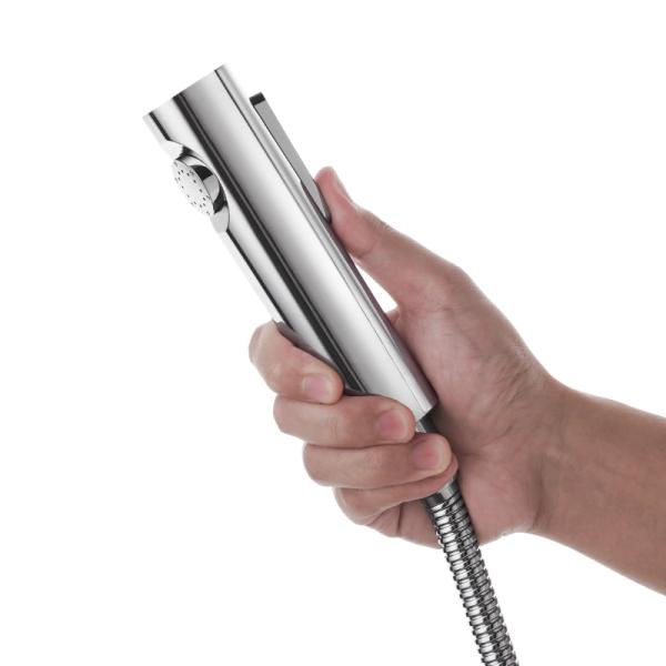 2024 Silver Toilet Bidet Spray With Cistern Kit Shattaf Handheld Shower Head Hose Design