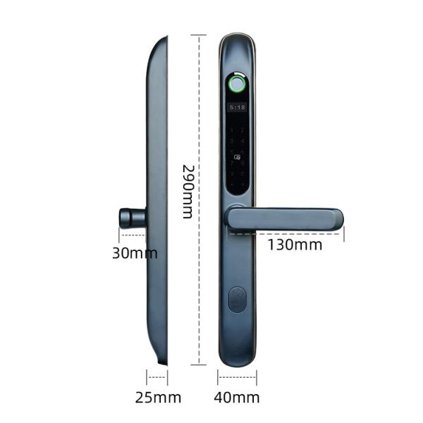 Anti Peep Fingerprint Smart Lock Durability Smart Home Door Lock