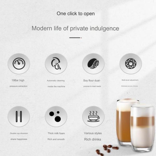 Commercial Usage Fully Automatic Smart Touch Screen Espresso Coffee Machine 2023 Model