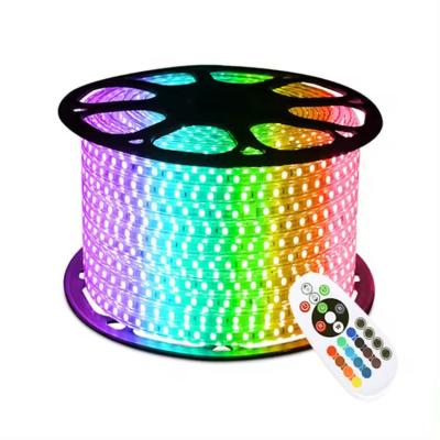 High Brightness 220V LED Strip With SMD 5050 CE RoHS Certifications