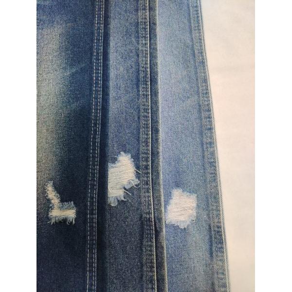 Tejido vaquero de algodón 70% INDIGO OSCURO súper suave de 12.8 oz con 180 cm de ancho completo para vaqueros