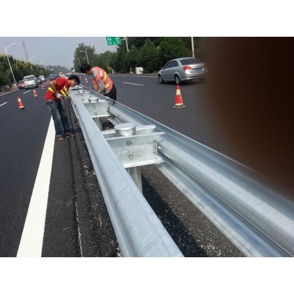 Безопасность дорожного движения оцинкованный металлический круглый пост для дорожного ограждения