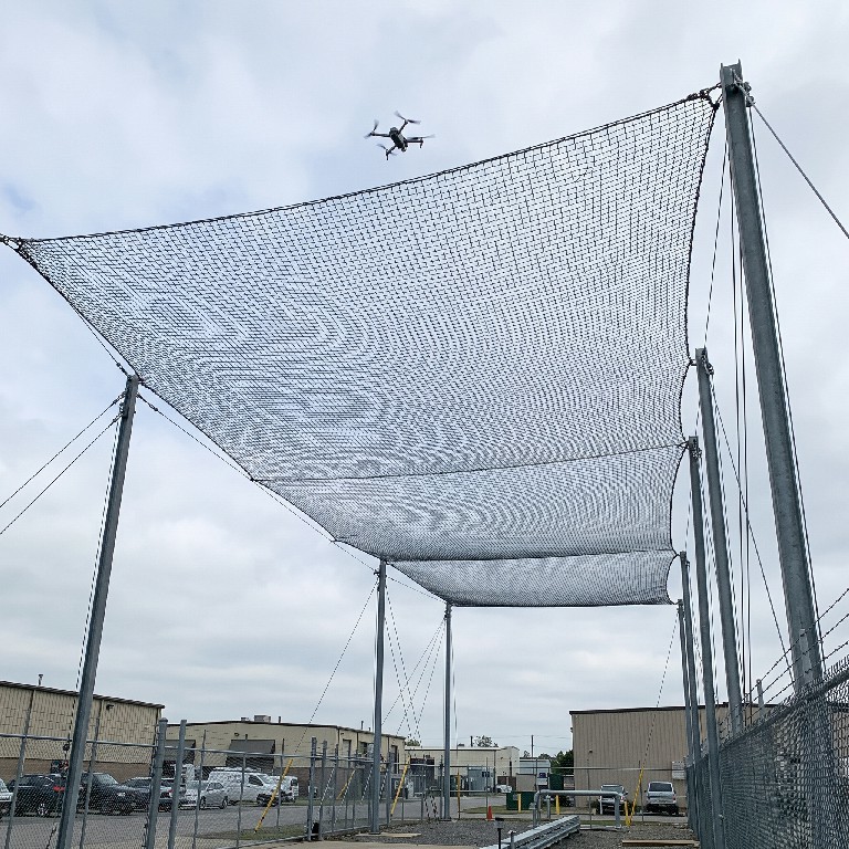 Overhead Netting for Drone Control | Commercial Grade Nylon Safety Netting