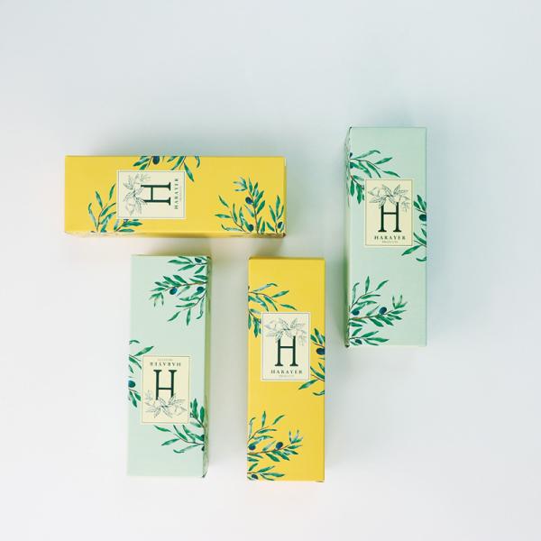 Biodegradable Hot Stamping Cosmetic Essence Face Mask Paper Box