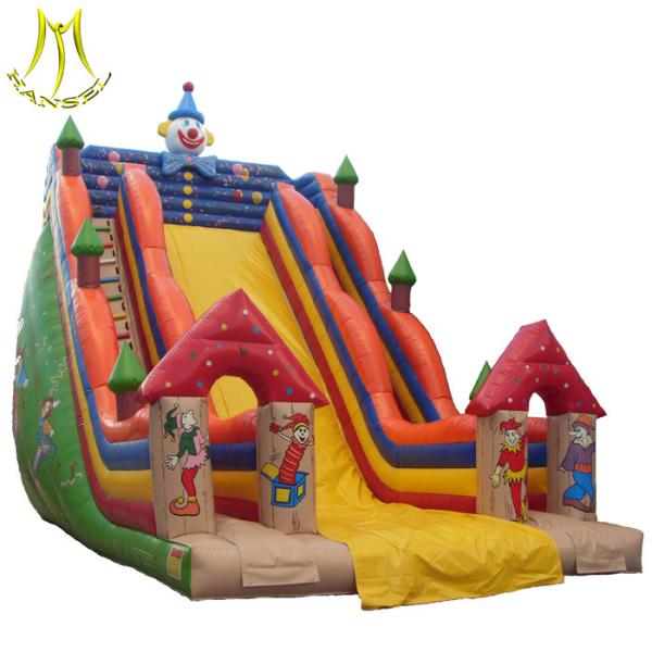 Hansel inflatable fun park equipment inflatbale water slide outdoor for sale
