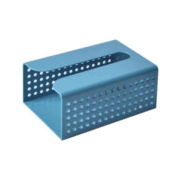 Silk Screen Plastic Kleenex Holder Pink Blue PS Facial Tissue Box