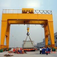 Heavy Duty Box Type Double Girder Gantry Crane Rail Traveling Goliath Crane