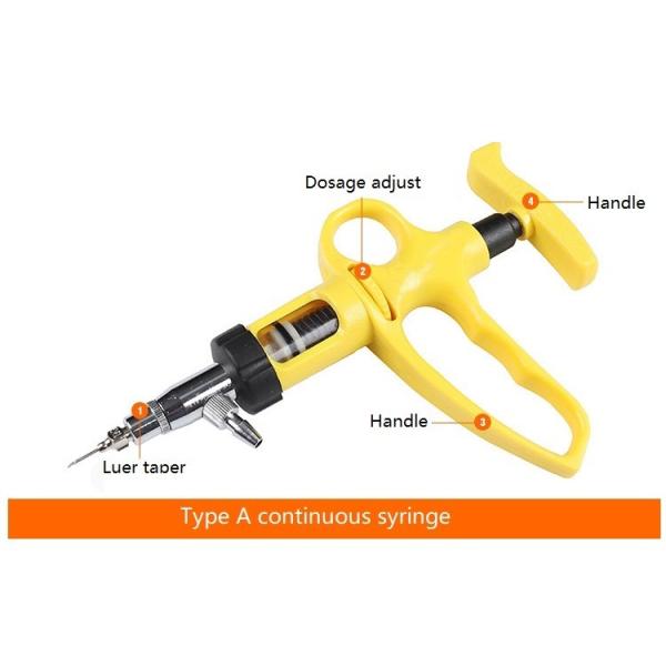 Continuous injection 5ml Automatic Syringe For Cattle Sheep Goat