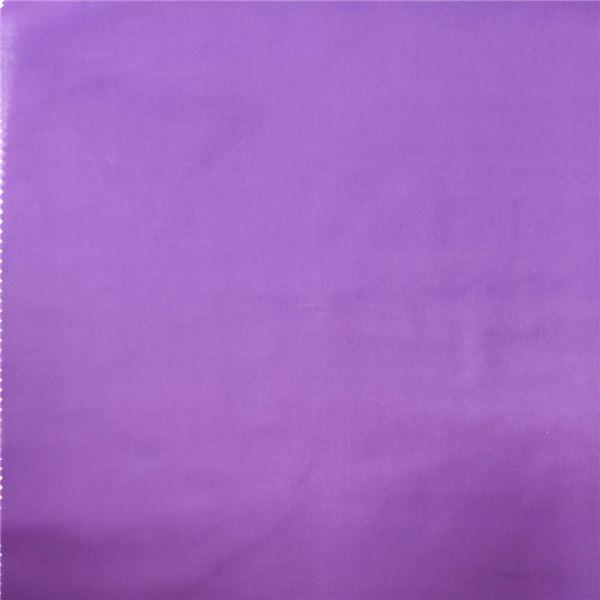 PURPLE Polycotton Dyed Fabric Skin Comfort No Deformation Not Irrition