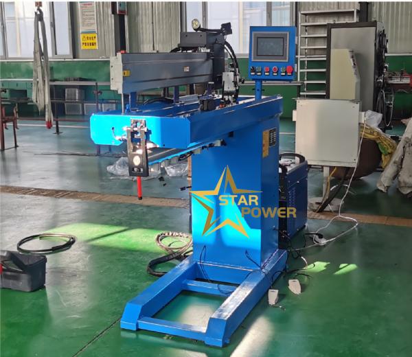 Machine de soudage à couture droite CNC pour la plaque d'aluminium, l'acier au carbone, la plaque d'acier inoxydable et la pièce cylindrique