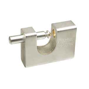 Rarlux Stainless Steel Cover Iron Padlock High Security Chrome-plated Heavy Duty Rectangular Padlock