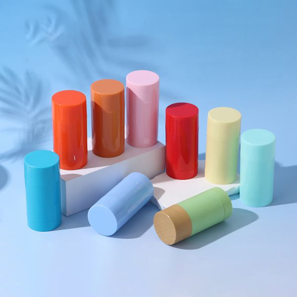 Custom Color Twist-Up PP Plastic Deodorant Container OEM/ODM Private Label 15g 30g 50g 75g Roll-On Perfume Bottle for Body Care