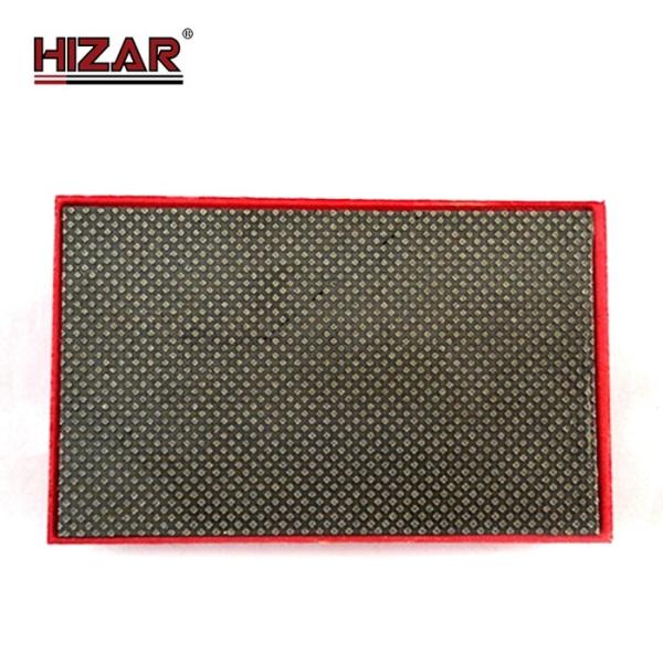 90x55 Mm Hand Polishing Pads Diamond Abrasive Tool For Stones / Tiles