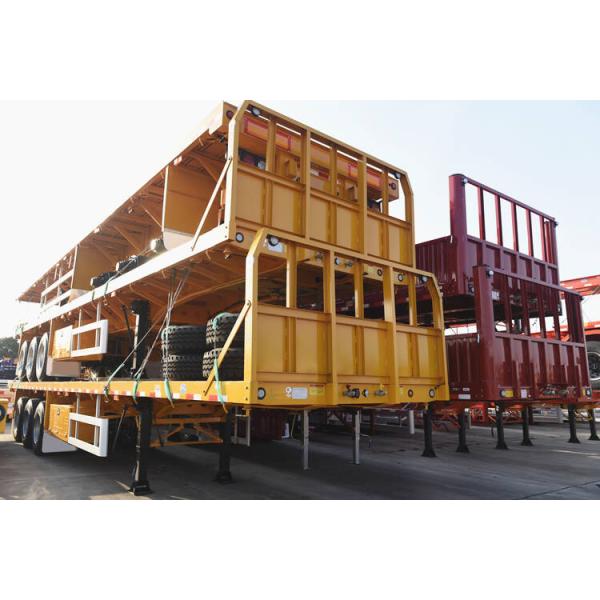 Shipping Container Steel Cargo 50ton Side Wall Semi Trailer