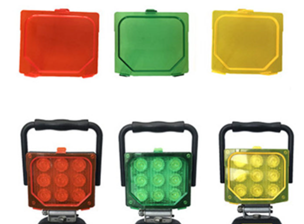 9x3W Led DC Powered Inspection Light Cord Work Lamp with Handle , Magnet Base