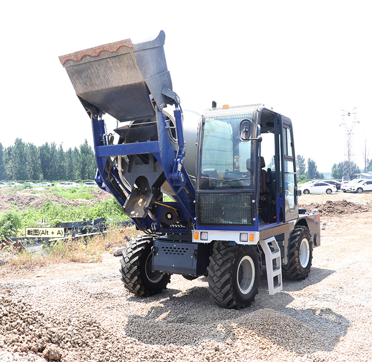 Самозагружающийся бетонный грузовик Мотомикшер XDEM 2,4 м3 6000 кг
