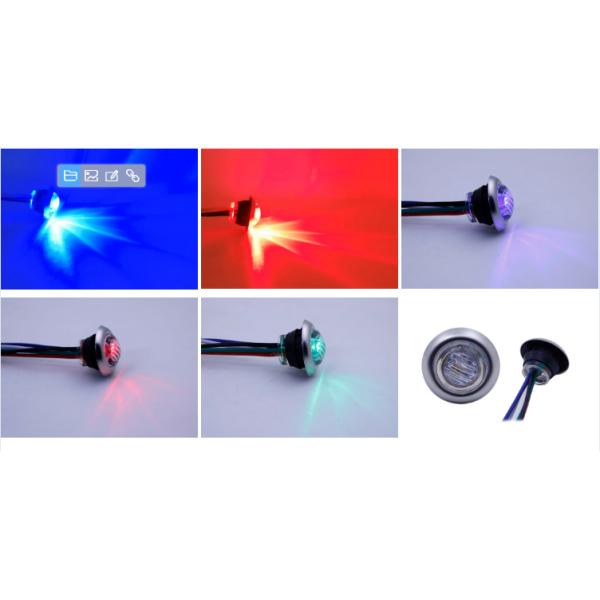 Stainless Steel Marine Push - In Led Utility Light For Boat Interior Lighting