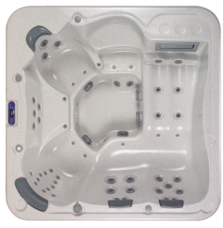 Portable 1800L, 6 seats, square acrylic whirlpool massage backyard hot tub balneotherapy