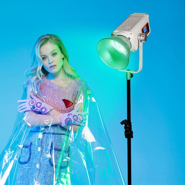 300W RGBW LCD Panel LED Video Light COB LED Full-Color Video Light 300w Rgb Video Light Led Photography Light