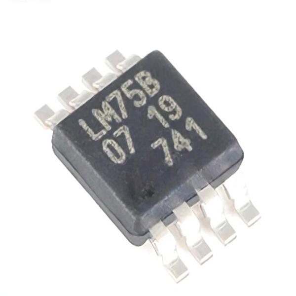 LM75BDP Digital Temperature Sensor IC , Electronic IC Chip VSSOP-8 Package